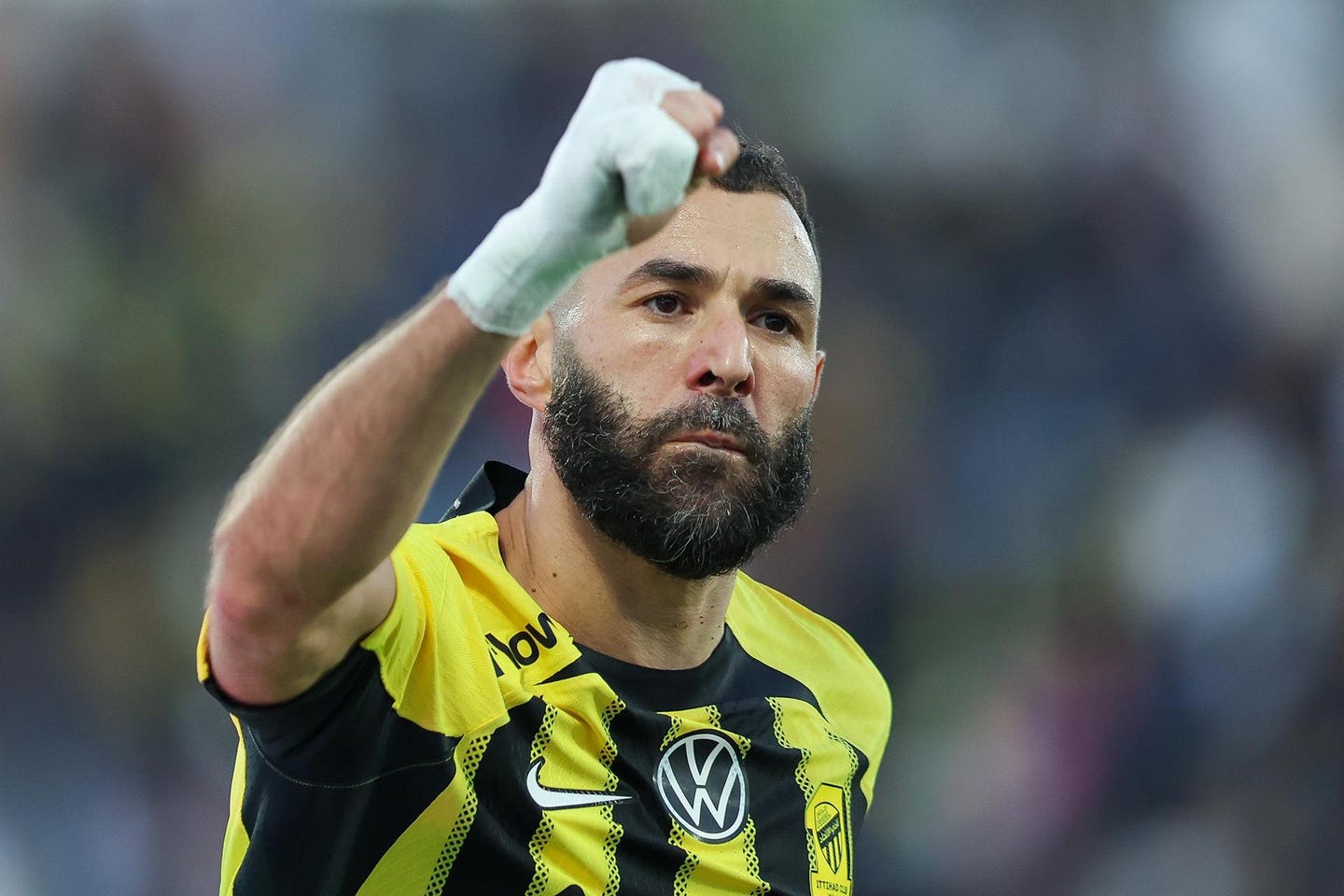 Karim Benzema, delantero del Al Ittihad.